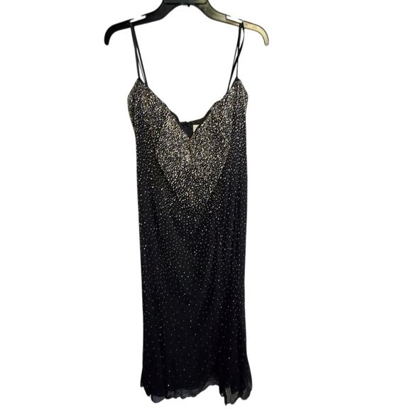 Tiffany Designs Dresses & Skirts - Tiffany‎ designs Vintage 100% silk beaded gown plus size 20